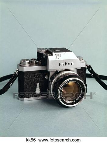 1960s still life nikon f slr camera View Large Photo Image Stock Photograph - 1960s still life nikon f slr camera. Fotosearch