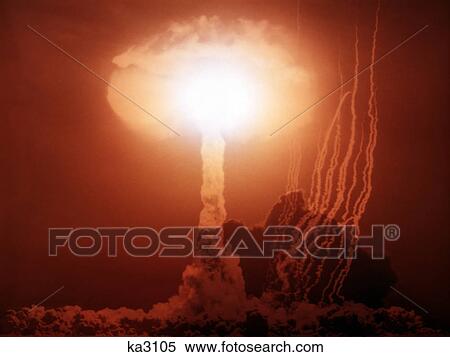 1970s atom bomb mushroom cloud explosion View Large Photo Image Stock Photography - 1970s atom bomb mushroom cloud explosion. Fotosearch