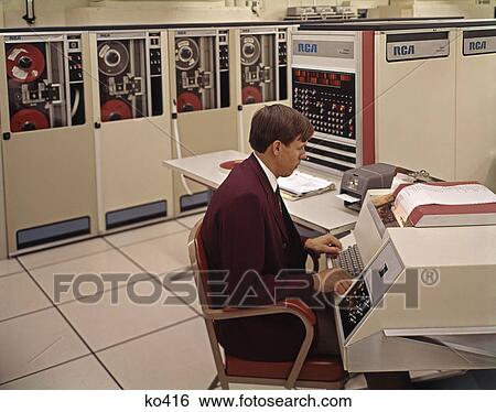 1970s computer printer View Large Photo Image Stock Photograph - 1970s computer printer. Fotosearch