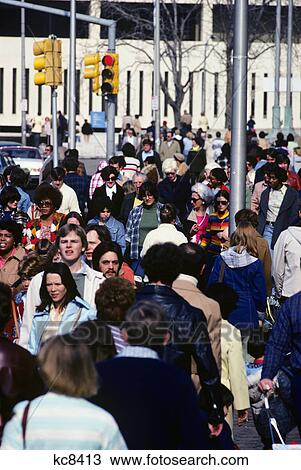 1970s crowded street scene near the civic center philadelphia View Large Photo Image Stock Image - 1970s crowded street scene near the civic center philadelphia. Fotosearch
