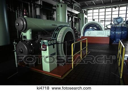 1970s generators and large machinery in automobile plant View Large Photo Image Stock Photo - 1970s generators and large machinery in automobile plant. Fotosearch