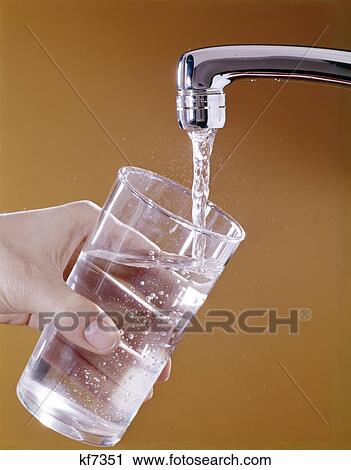 glass water faucet