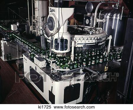 1970s interior of 7up bottling plant View Large Photo Image Stock Photography - 1970s interior of 7up bottling plant. Fotosearch