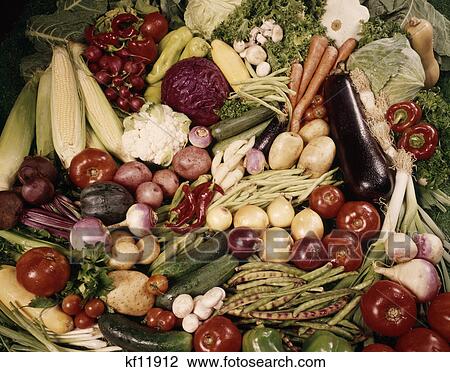 1970s overall pattern of fruits and vegetables View Large Photo Image Stock Image - 1970s overall pattern of fruits and vegetables. Fotosearch