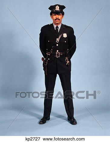 1970s standing full length portrait of african-american man police officer View Large Photo Image Stock Photo - 1970s standing full length portrait of african-american man police officer. Fotosearch