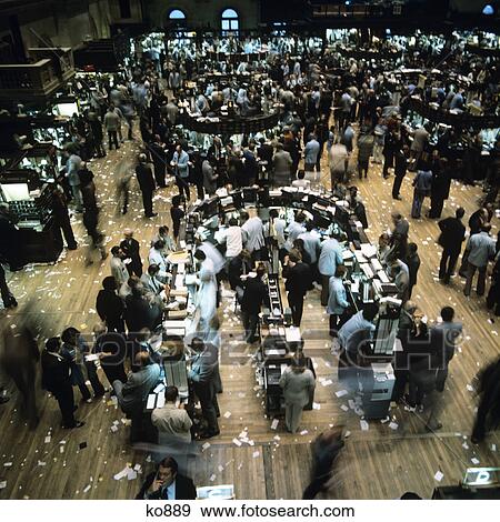 1980s interior trading floor of the new york stock exchange View Large Photo Image Stock Photo - 1980s interior trading floor of the new york stock exchange. Fotosearch