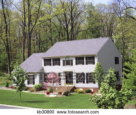 1990s allentown, pa suburban home in spring View Large Photo Image Stock Image - 1990s allentown, pa suburban home in spring. Fotosearch