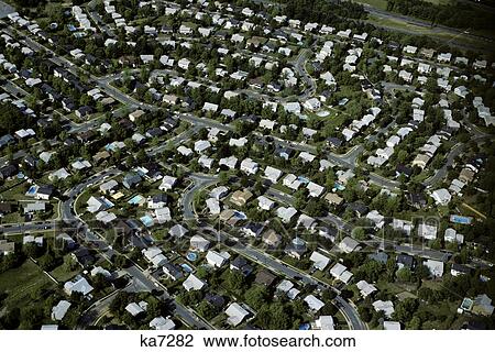 aerial view of residential area in hazlet near garden state parkway new jersey View Large Photo Image Stock Image - aerial view of residential area in hazlet near garden state parkway new jersey. Fotosearch
