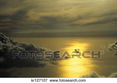 aerial view skyway bridge over tampa bay in golden sunset florida View Large Photo Image Stock Photo - aerial view skyway bridge over tampa bay in golden sunset florida. Fotosearch