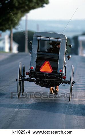 amish buggy lancaster county pennsylvania View Large Photo Image Picture - amish buggy lancaster county pennsylvania. Fotosearch