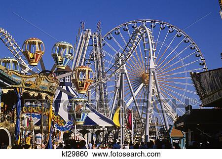 Stock Image - amusement pier wildwood, nj. Fotosearch