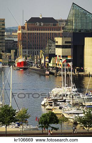 baltimore inner harbor and national aquarium baltimore, maryland View Large Photo Image Stock Photo - baltimore inner harbor and national aquarium baltimore, maryland. Fotosearch