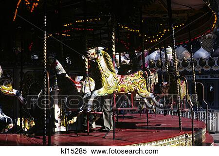 carousel horse at great adventure park new jersey View Large Photo Image Stock Photography - carousel horse at great adventure park new jersey. Fotosearch