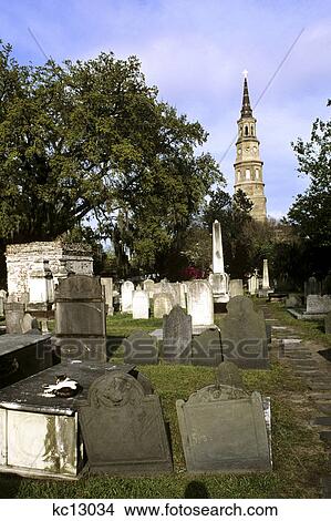 cemetery of st. philips episcopal church charleston, sc View Large Photo Image Picture - cemetery of st. philips episcopal church charleston, sc. Fotosearch
