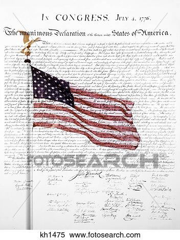 composite of american flag and the declaration of independence View Large Photo Image Stock Photography - composite of american flag and the declaration of independence. Fotosearch