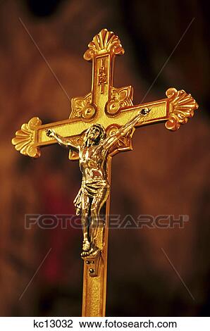 crucifix in catholic basilica st. augustine, fl View Large Photo Image Stock Image - crucifix in catholic basilica st. augustine, fl. Fotosearch
