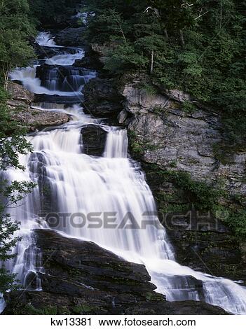 cullasaja falls west of highlands macon county, natahala national forest north carolina View Large Photo Image Stock Image - cullasaja falls west of highlands macon county, natahala national forest north carolina. Fotosearch