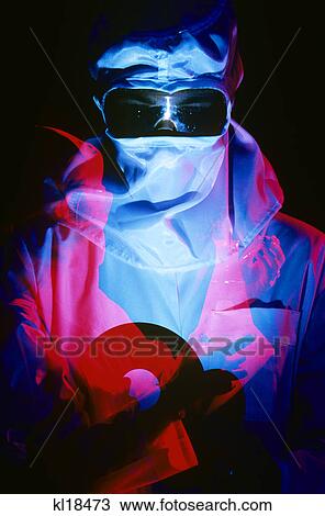 double exposure of lab worker in clean room gear View Large Photo Image Stock Image - double exposure of lab worker in clean room gear. Fotosearch