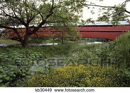 dreibelbis station covered bridge in springtime built 1869 near lenhartsville pennsylvania usa View Large Photo Image Stock Photo - dreibelbis station covered bridge in springtime built 1869 near lenhartsville pennsylvania usa. Fotosearch