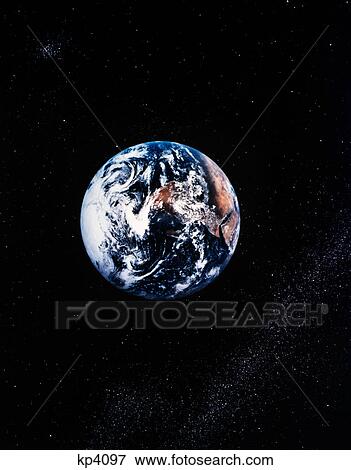 Stock Photo - earth from apollo 17. Fotosearch