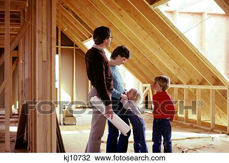 family home under construction View Large Photo Image Stock Image - family home under construction. Fotosearch