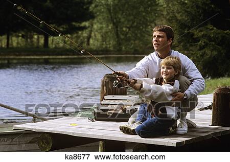father and son fishing on dock man and boy View Large Photo Image Stock Photo - father and son fishing on dock man and boy. Fotosearch