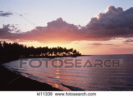 fiji islands scenic view at sunset View Large Photo Image Stock Photo - fiji islands scenic view at sunset. Fotosearch