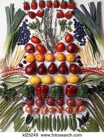 Stock Photo - fruit and vegetable still life. Fotosearch