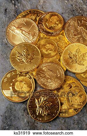 gold coins View Large Photo Image Stock Photo - gold coins. Fotosearch