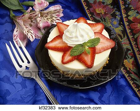 individual size strawberry cheesecake with fork View Large Photo Image Stock Image - individual size strawberry cheesecake with fork. Fotosearch