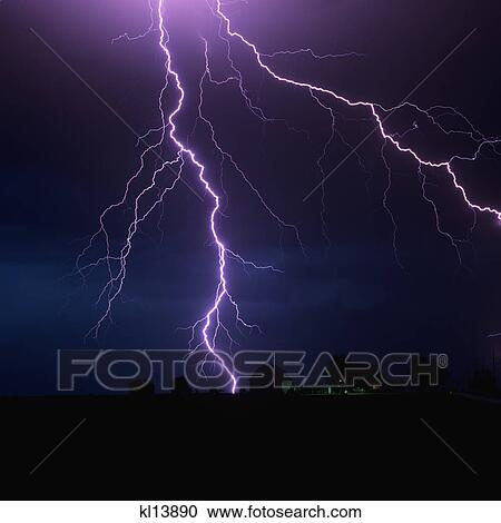 lightning storm over farm gardner, kansas View Large Photo Image Stock Image - lightning storm over farm gardner, kansas. Fotosearch