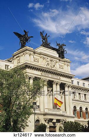 madrid, spain ministry of agriculture building View Large Photo Image Stock Photo - madrid, spain ministry of agriculture building. Fotosearch