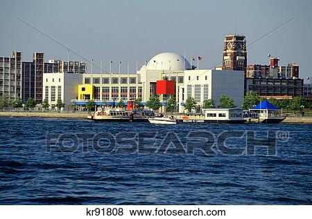 new jersey state adventure aquarium on delaware river waterfront camden View Large Photo Image Stock Photo - new jersey state adventure aquarium on delaware river waterfront camden. Fotosearch