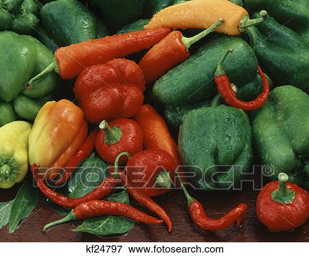 peppers, hot & sweet varieties View Large Photo Image Stock Photo - peppers, hot & sweet varieties. Fotosearch
