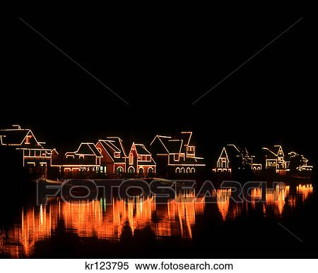 philadelphia, pa boathouse row light up at night View Large Photo Image Stock Photography - philadelphia, pa boathouse row light up at night. Fotosearch