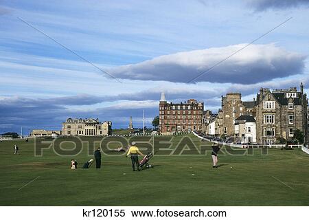 scotland st. andrews golf course View Large Photo Image Stock Photography - scotland st. andrews golf course. Fotosearch