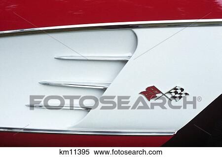 side panel of 1958 corvette View Large Photo Image Stock Photography - side panel of 1958 corvette. Fotosearch