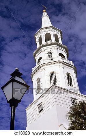 st. michaels episcopal church built 1761 charleston, sc View Large Photo Image Stock Photo - st. michaels episcopal church built 1761 charleston, sc. Fotosearch