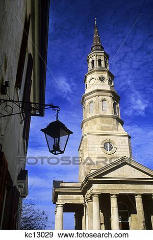 Stock Photo - st. philips episcopal church built 1838 charleston, sc. Fotosearch