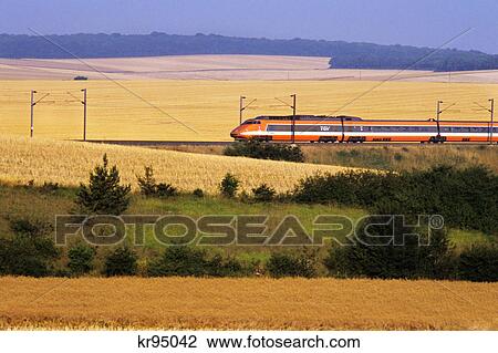tgv train france View Large Photo Image Stock Image - tgv train france. Fotosearch