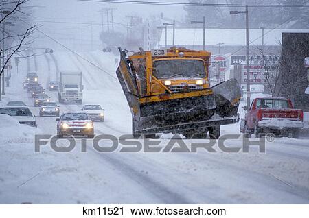 traffic during snowstorm View Large Photo Image Stock Image - traffic during snowstorm. Fotosearch
