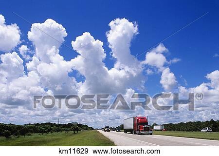 traffic on interstate 95 florida View Large Photo Image Stock Photo - traffic on interstate 95 florida. Fotosearch