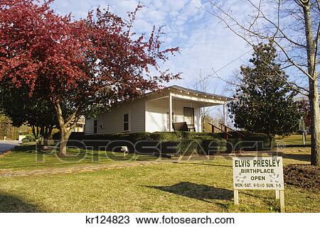 Stock Image - tupelo, ms elvis presley birthplace. Fotosearch