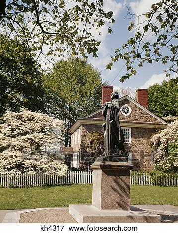 washington's headquarters statue valley forge pennsylvania View Large Photo Image Stock Photo - washington's headquarters statue valley forge pennsylvania. Fotosearch