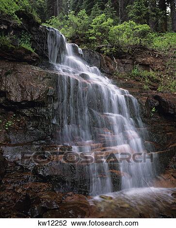 waterfall, hermosa creek watershed along bolam pass, road 578, san juan nat'l forest, san juan co., colorado View Large Photo Image Stock Image - waterfall, hermosa creek watershed along bolam pass, road 578, san juan nat'l forest, san juan co., colorado. Fotosearch
