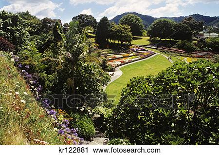 whangarei, new zealand view of landscaped city park with flower beds View Large Photo Image Stock Image - whangarei, new zealand view of landscaped city park with flower beds. Fotosearch