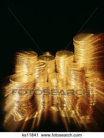 zoom blurred stacks of gold candy coins View Large Photo Image Stock Image - zoom blurred stacks of gold candy coins. Fotosearch