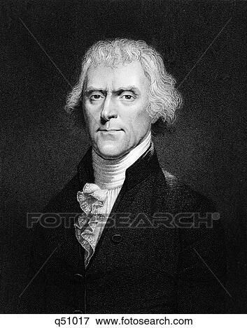 1800S Etching Portrait Thomas Jefferson 3Rd Third American President View Large Photo Image Stock Photo - 1800S Etching Portrait Thomas Jefferson 3Rd Third American President. Fotosearch