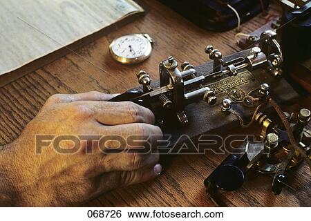 1890S 1900S Telegraph Operator Hand On Key View Large Photo Image Stock Photograph - 1890S 1900S Telegraph Operator Hand On Key. Fotosearch