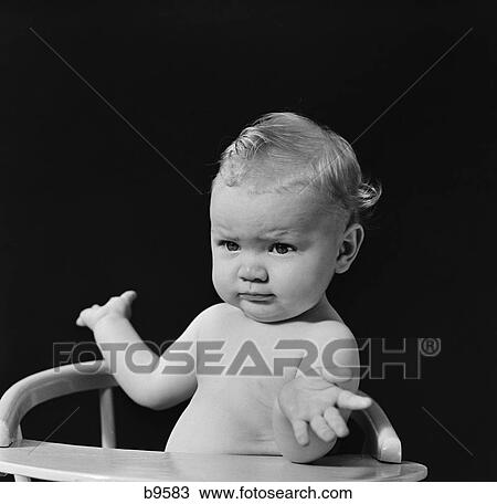 1930S 1940S Baby In High Chair Making Shrugging Gesture View Large Photo Image Stock Image - 1930S 1940S Baby In High Chair Making Shrugging Gesture. Fotosearch